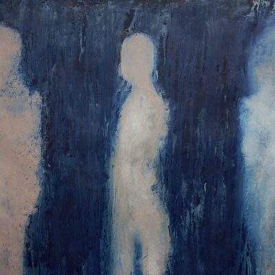 Obraz olejny "Rozpłynięcie" 100x100