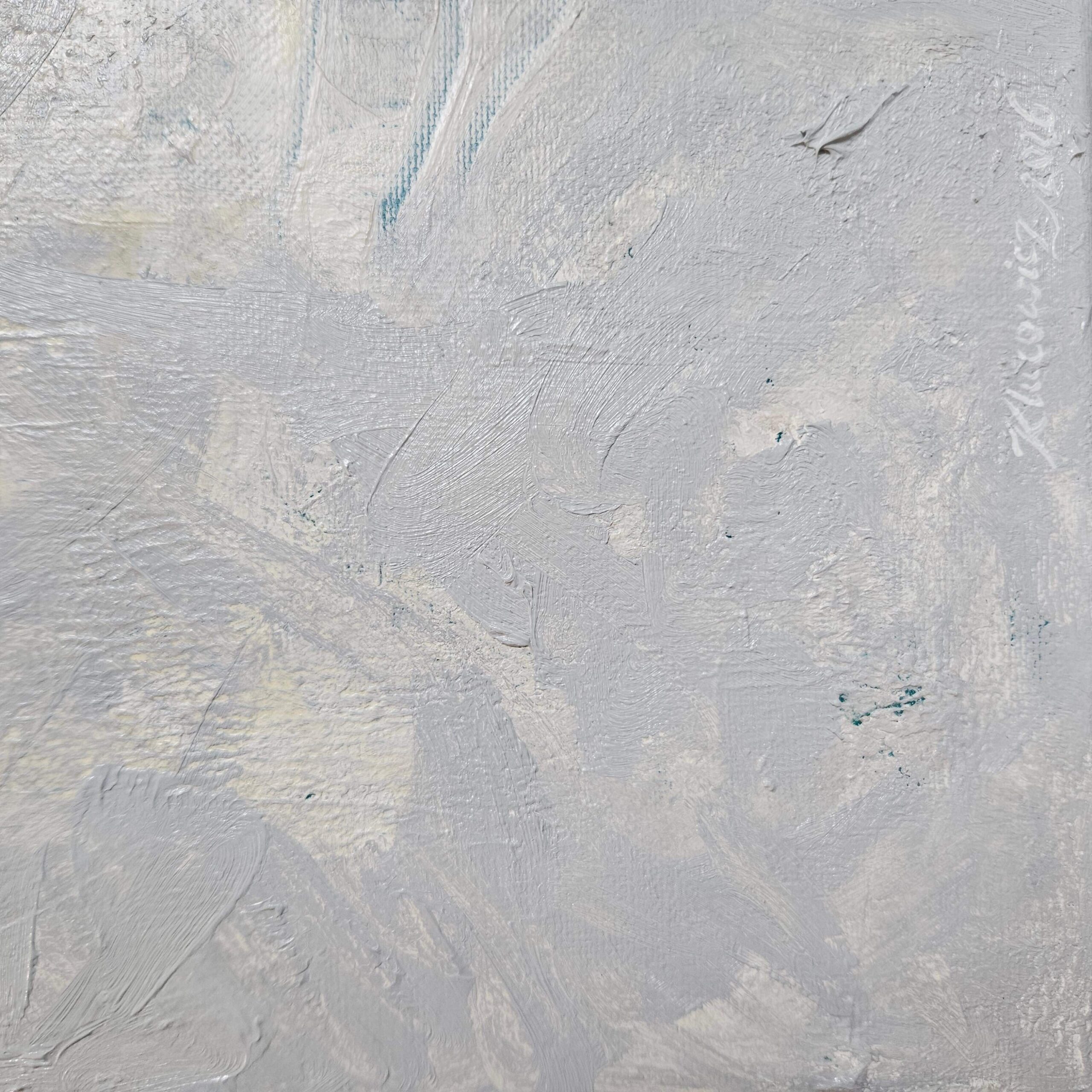 Obraz olejny 100x100 "Obrażeni" - obrazek 5