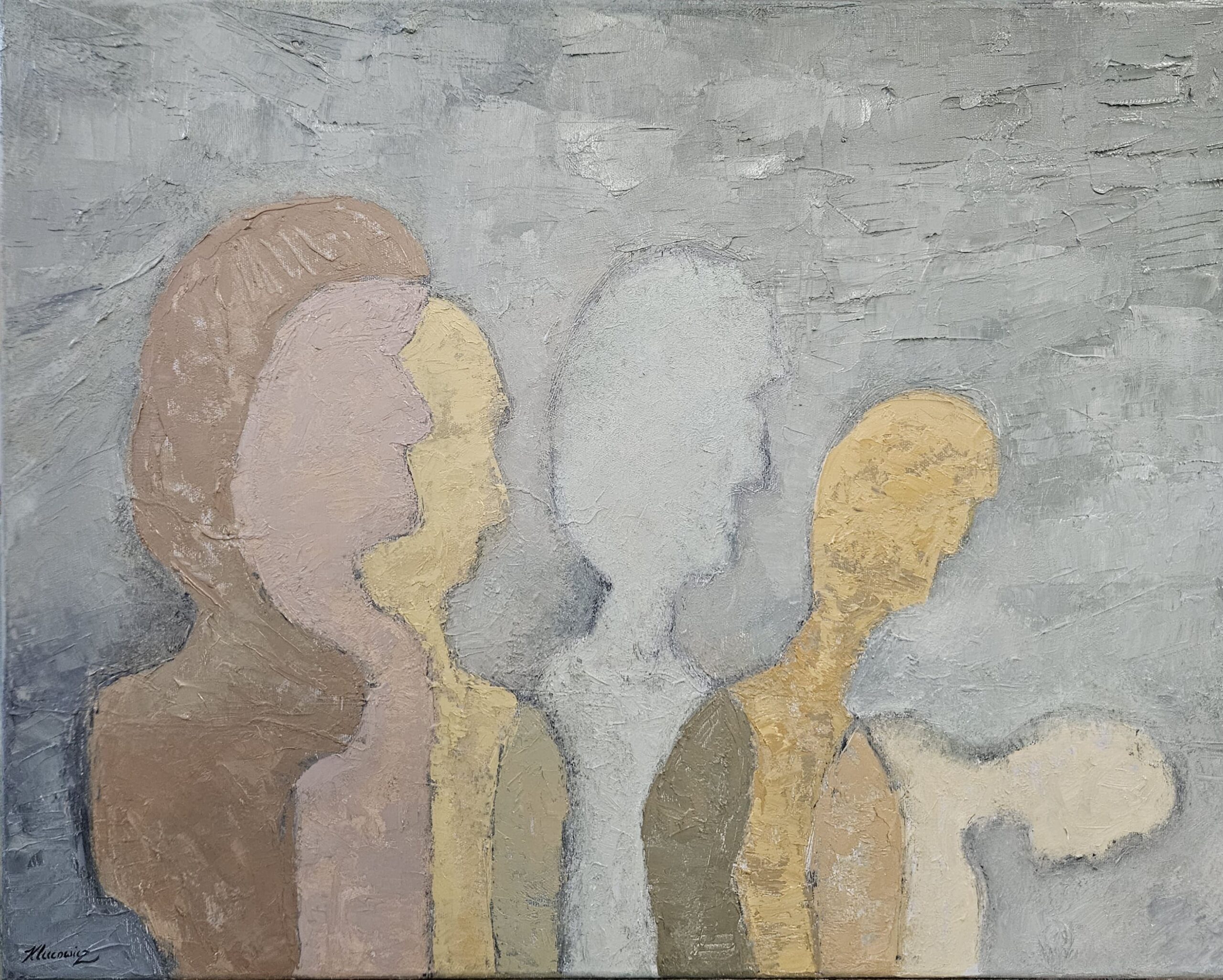 Obraz olejny 55 x 70 cm, "Przepracowany" - obrazek 3