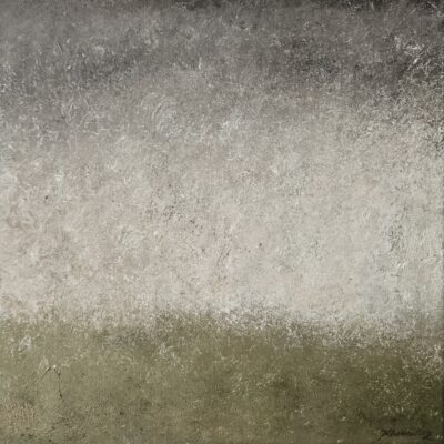 Obraz olejny "Pejzaż zielona łąka"