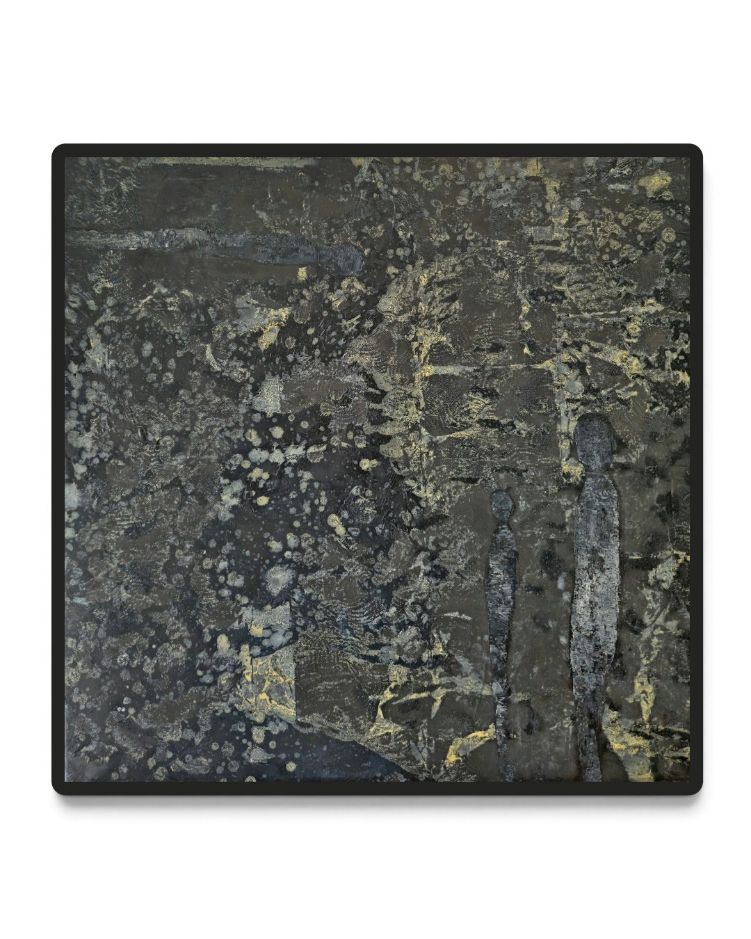 Obraz olejny "Spacer w eterze" 100x100 - obrazek 2
